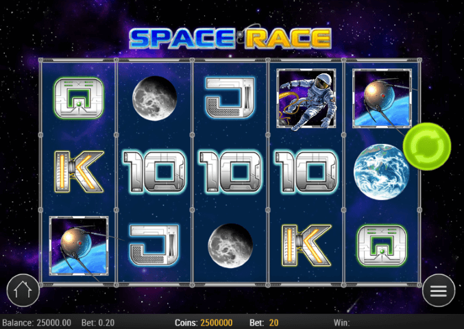 Space Race Slot gameplay