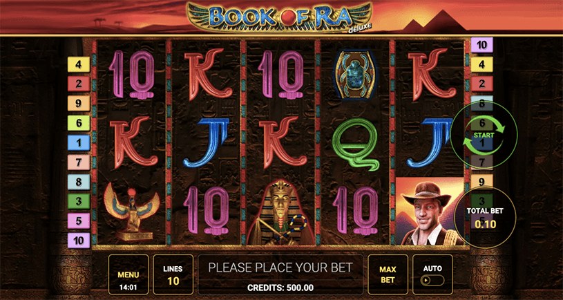 Book of Ra Deluxe gameplay
