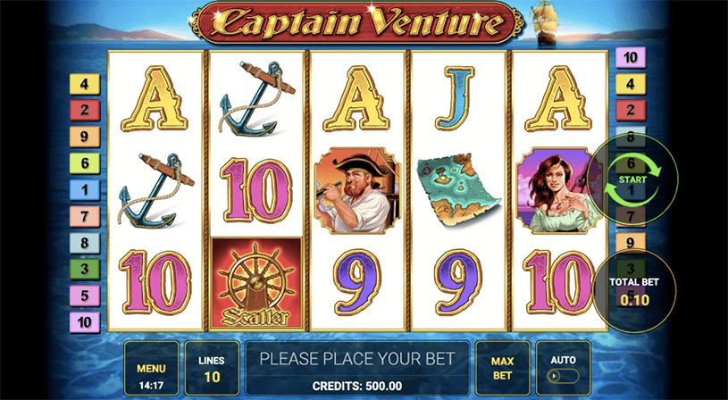 Captain Venture Slot gameplay