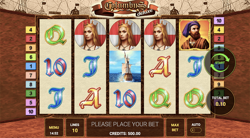 Columbus Deluxe Slot gameplay