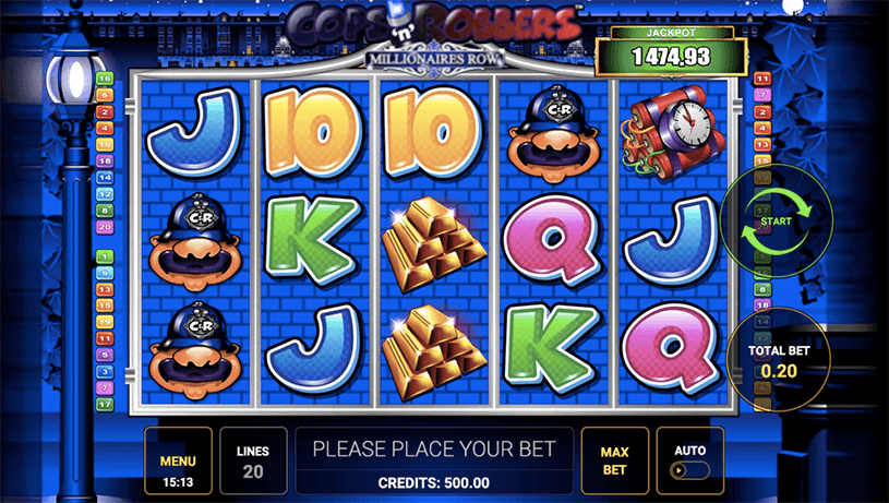 Cops ‘n Robbers Millionaires Row gameplay