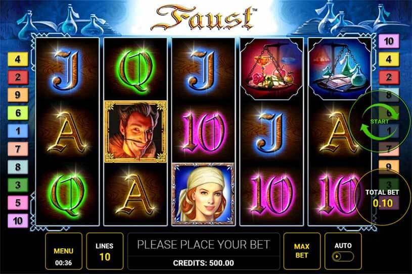 Faust Slot gameplay