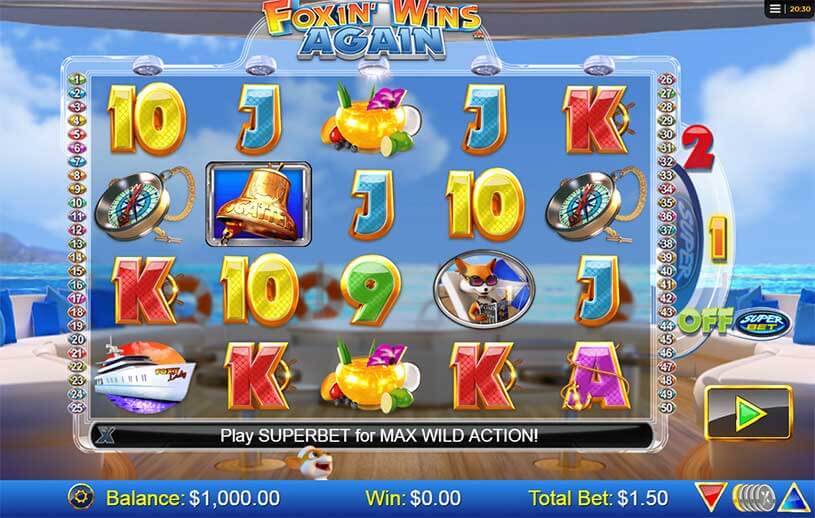 Foxin Wins Again Slot gameplay