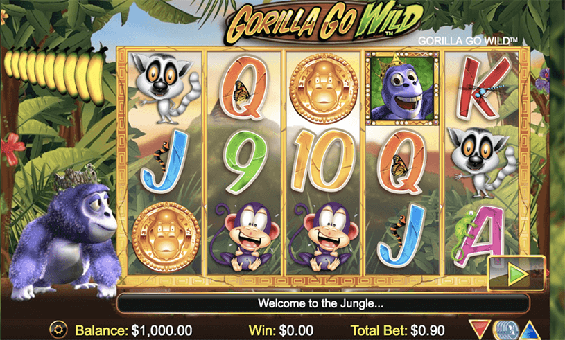 Gorilla Go Wild Slot gameplay
