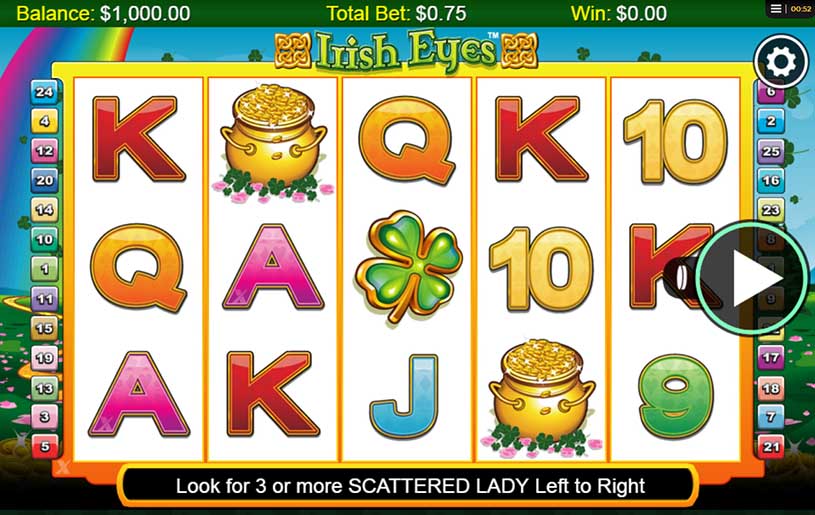 Irish Eyes Slot gameplay