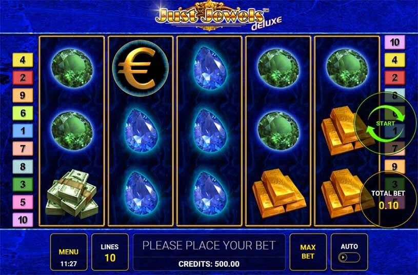Just Jewels Slot gameplay