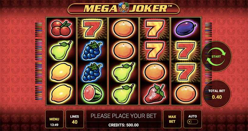 Mega Joker Slot gameplay