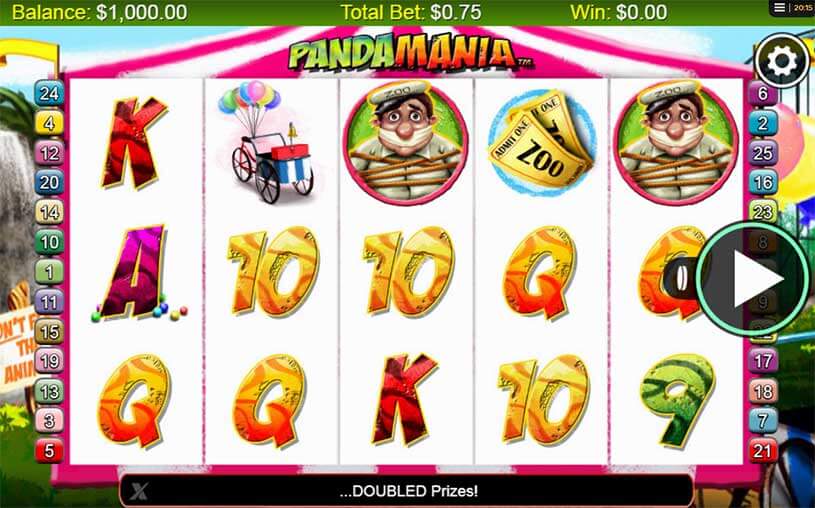 Pandamania Slot gameplay