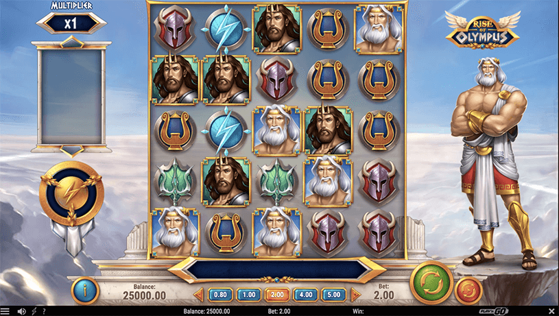 Rise of Olympus Slot gameplay