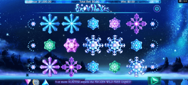 Snowflakes Slot gameplay