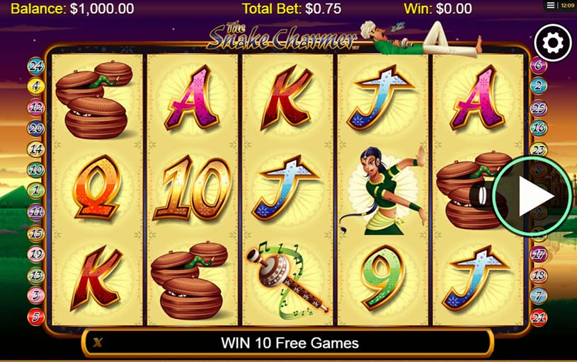 The Snake Charmer Slot gameplay