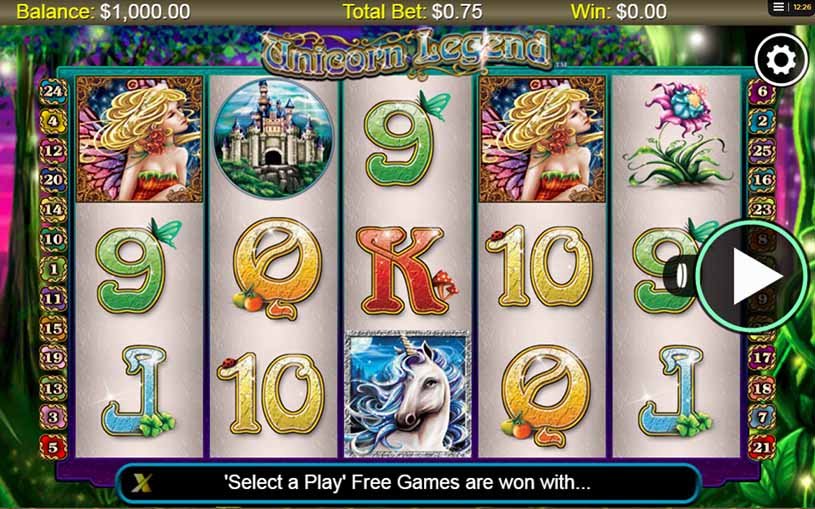 Unicorn Legend Slot gameplay