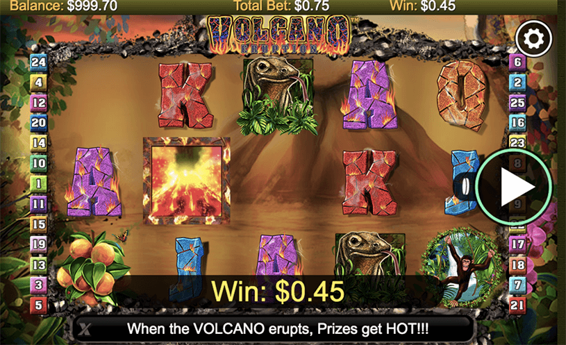 Volcano Eruption Slot gameplay