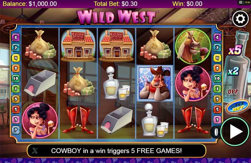 Wild West Slot gameplay