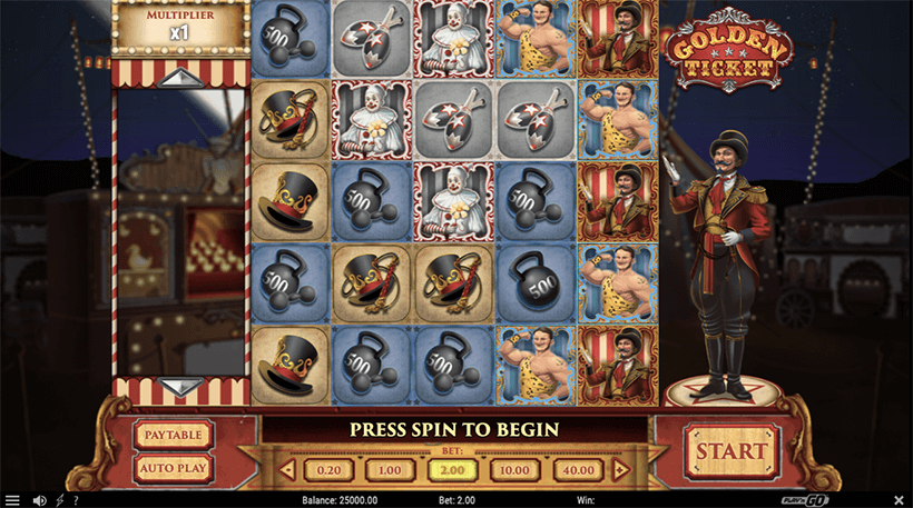Golden Ticket Slot gameplay