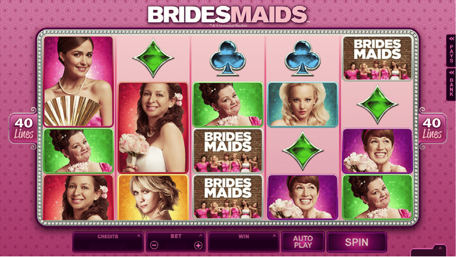 Bridesmaids Slot gameplay