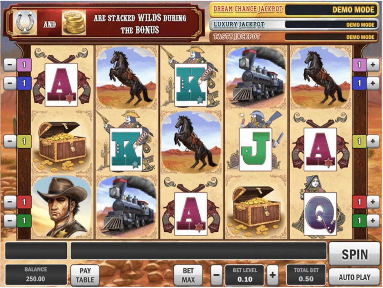 Cowboy Treasure Slot gameplay