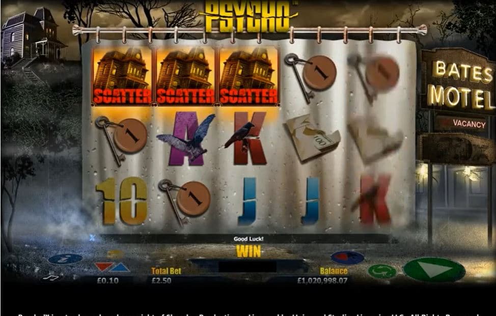 Psycho Online Slot gameplay