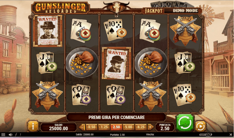 Gunslinger Slot gameplay