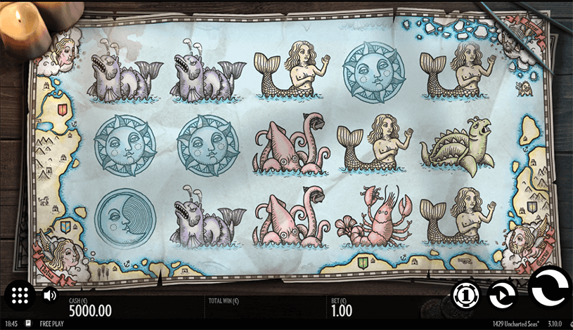 1429 Uncharted Seas Slot gameplay