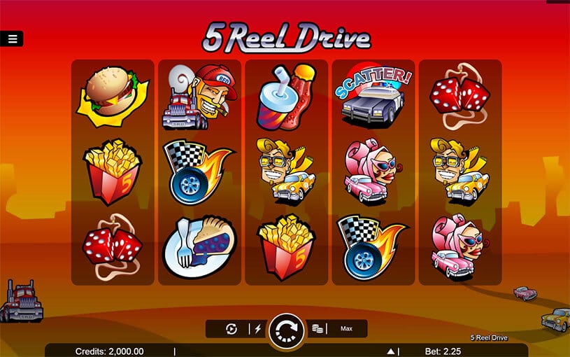 5 Reel Drive Slot gameplay
