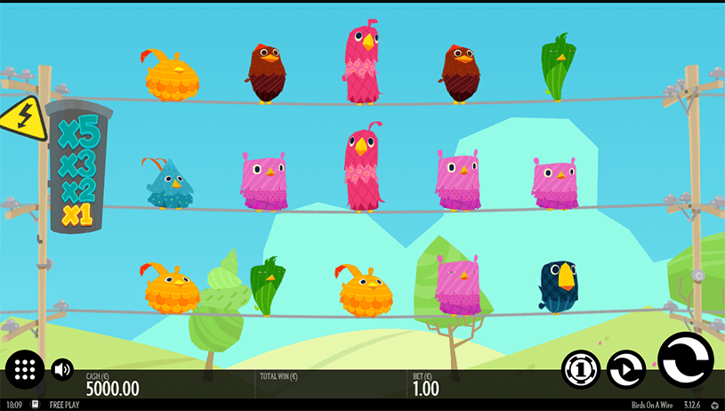 Birds on a Wire Slot gameplay