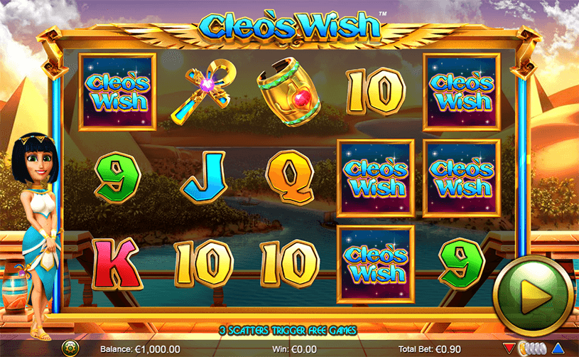 Cleo's Wish Slot gameplay