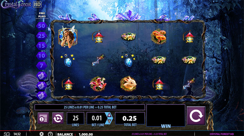 Crystal Forest Slot gameplay