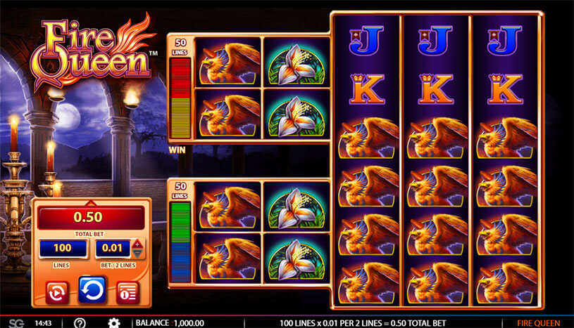 Fire Queen Slot gameplay