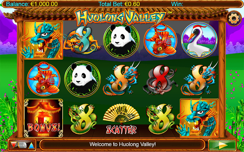 Huolong Valley Slot gameplay