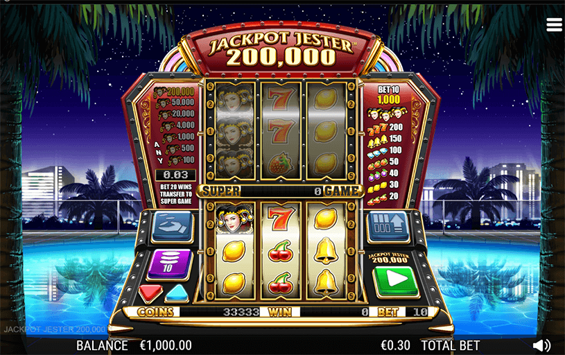 Jackpot Jester 200 000 Slot gameplay