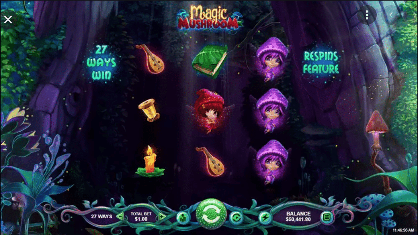 Magic Mushroom Slot gameplay