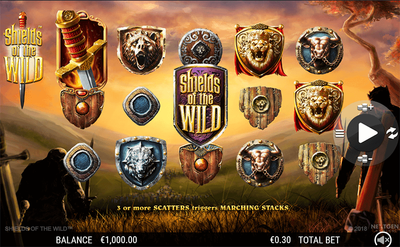 Shields of the Wild Slot gameplay