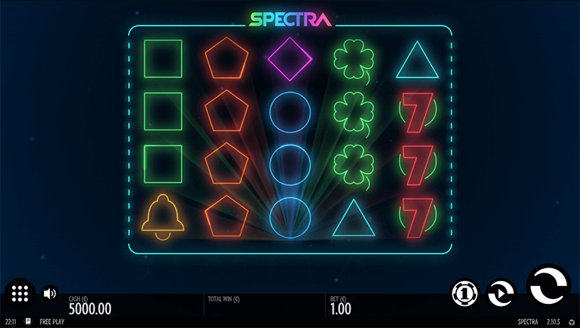 Spectra Slot gameplay