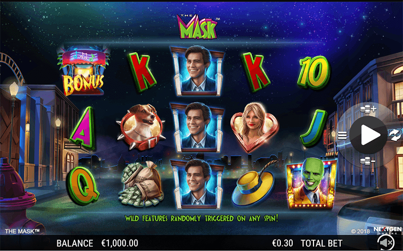 The Mask Slot gameplay
