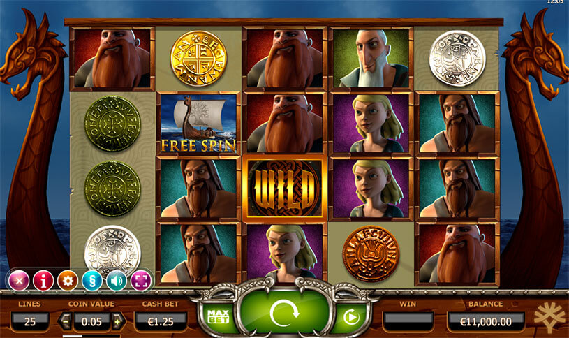 Vikings Go Wild Slot gameplay