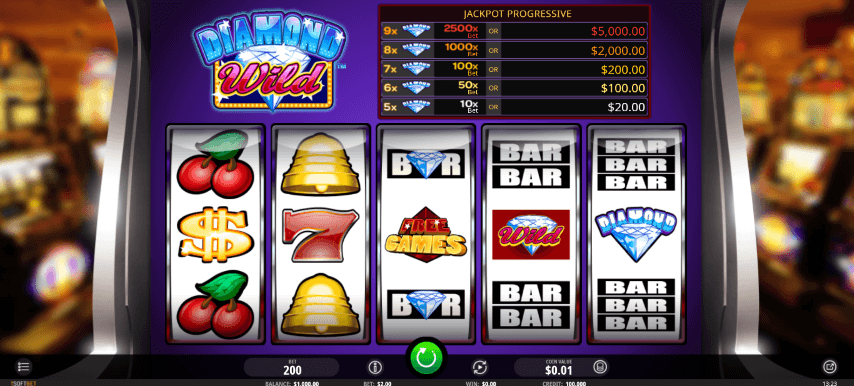 Diamond Wild Slot gameplay