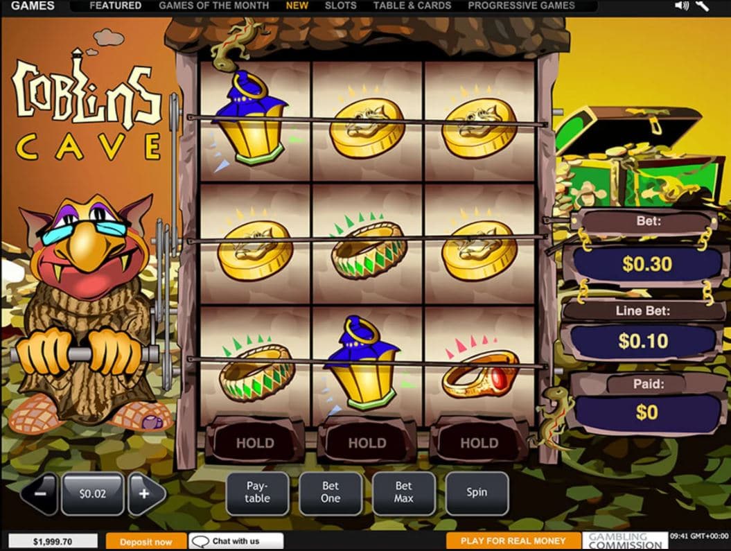 Goblin’s Cave Slot gameplay