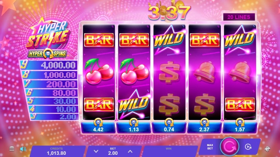 Hyper Strike Slot gameplay