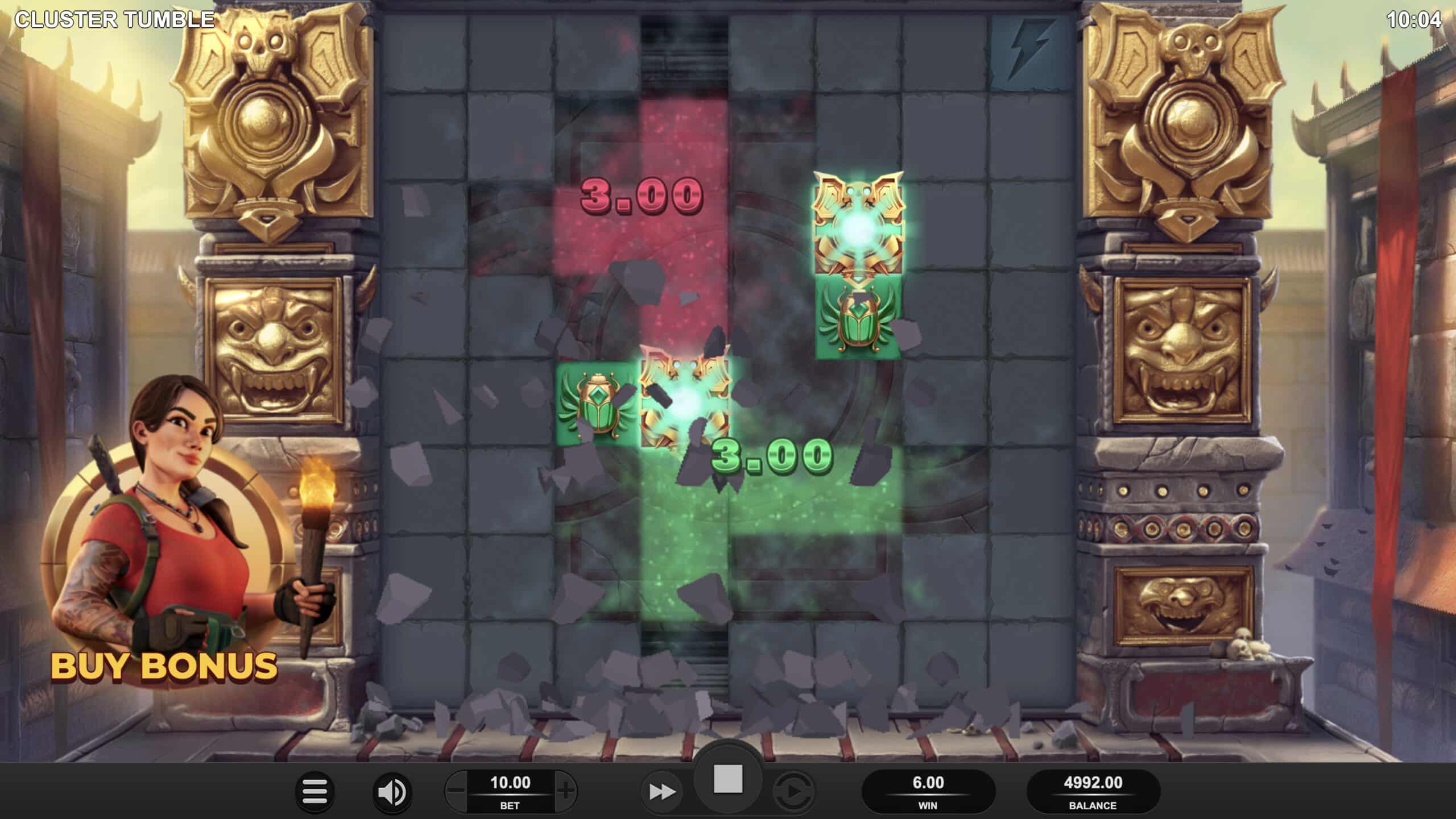 Cluster Tumble Slot gameplay