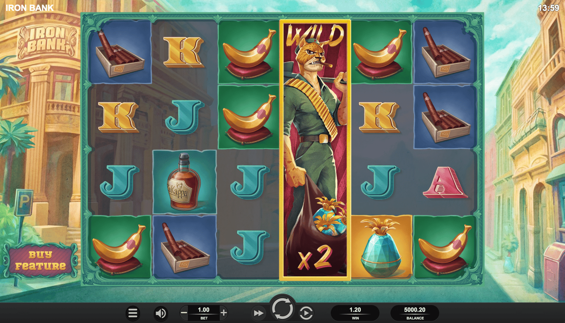 Iron Bank Slot gameplay