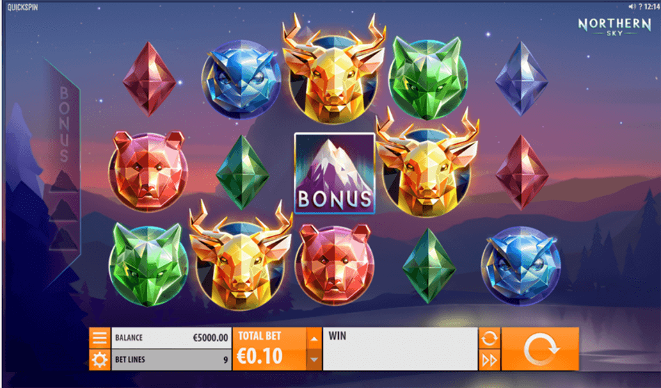Northern Sky Slot gameplay