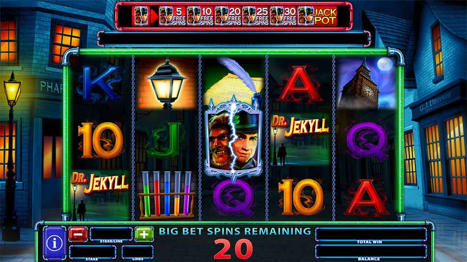 Dr. Jekyll Goes Wild Slot gameplay