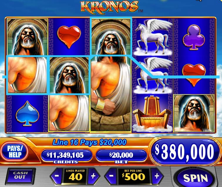 Kronos Slot gameplay