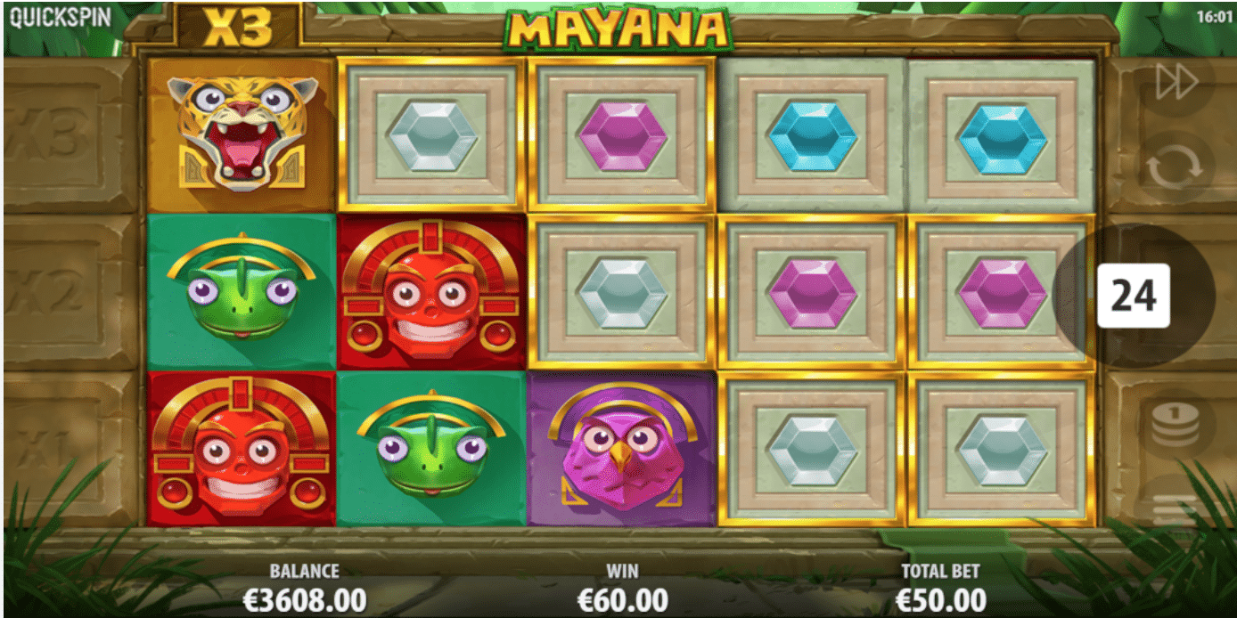 Mayana Slot gameplay