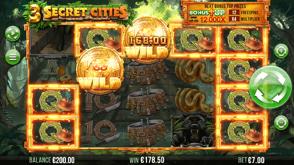3 Secret Cities Slot gameplay