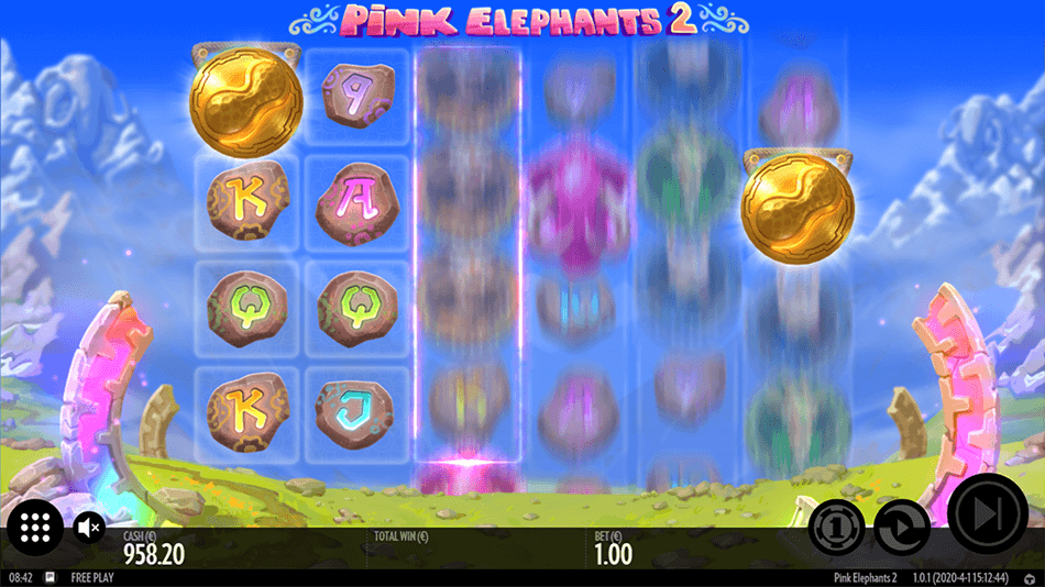 Pink Elephants 2 Slot gameplay