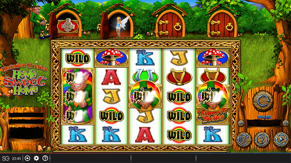 Rainbow Riches Home Sweet Home  Slot gameplay