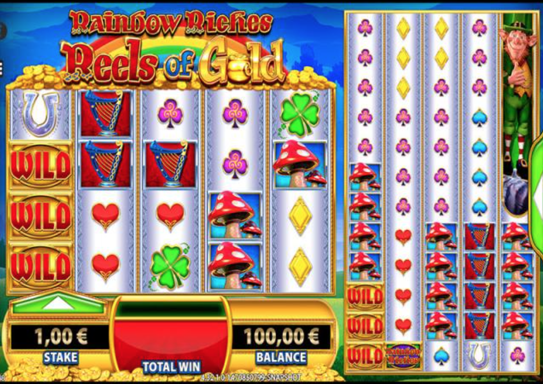 Rainbow Riches Reels Of Gold Slot gameplay