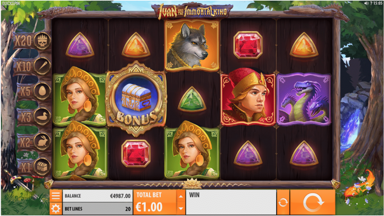 Ivan and the Immortal King Slot gameplay